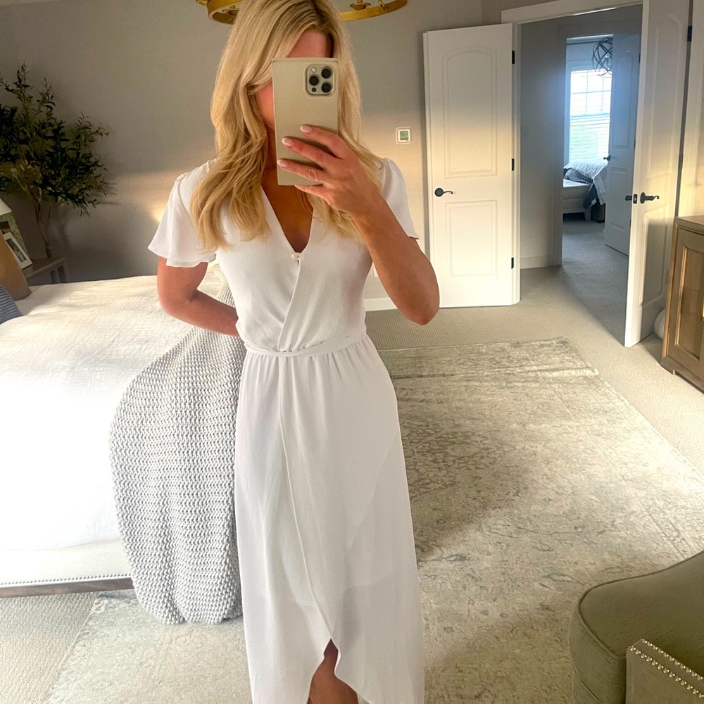 Fraise by J white dress